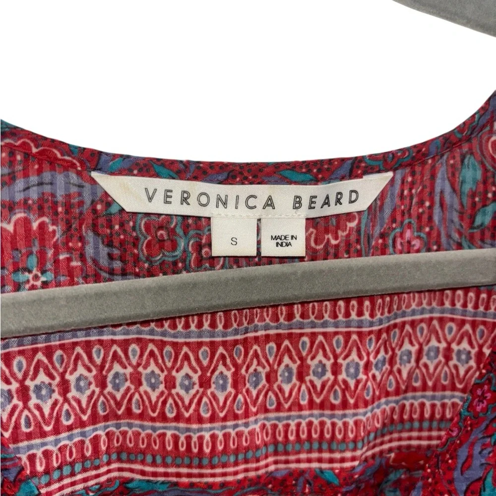 Veronica Beard Lorraine Dress in Spicy Red